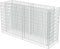 vidaXL - Gabion - plantenbak - verhoogd - 180x50x100 - cm - gegalvaniseerd - staal