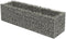 vidaXL - Gabion - plantenbak - verhoogd - 180x50x50 - cm - gegalvaniseerd - staal
