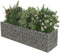 vidaXL - Gabion - plantenbak - verhoogd - 180x50x50 - cm - gegalvaniseerd - staal