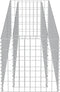 vidaXL - Gabion - plantenbak - verhoogd - 180x50x50 - cm - gegalvaniseerd - staal
