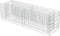 vidaXL - Gabion - plantenbak - verhoogd - 180x50x50 - cm - gegalvaniseerd - staal