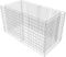 vidaXL - Gabion - plantenbak - verhoogd - 180x90x100 - cm - staal - zilverkleurig