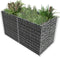 vidaXL - Gabion - plantenbak - verhoogd - 180x90x100 - cm - staal - zilverkleurig