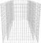 vidaXL - Gabion - plantenbak - verhoogd - 180x90x100 - cm - staal - zilverkleurig