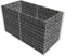 vidaXL - Gabion - plantenbak - verhoogd - 180x90x100 - cm - staal - zilverkleurig
