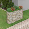 vidaXL - Gabion - plantenbak - verhoogd - 190x50x100 - cm - gegalvaniseerd - ijzer