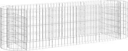 vidaXL - Gabion - plantenbak - verhoogd - 190x50x50 - cm - gegalvaniseerd - ijzer