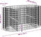vidaXL - Gabion - plantenbak - verhoogd - 200x100x100 - cm - gegalvaniseerd - ijzer