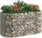 vidaXL - Gabion - plantenbak - verhoogd - 200x100x100 - cm - gegalvaniseerd - ijzer