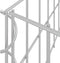 vidaXL - Gabion - plantenbak - verhoogd - 200x100x20 - cm - gegalvaniseerd - staal