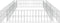 vidaXL - Gabion - plantenbak - verhoogd - 200x100x20 - cm - gegalvaniseerd - staal
