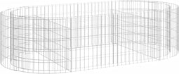vidaXL - Gabion - plantenbak - verhoogd - 200x100x50 - cm - gegalvaniseerd - ijzer