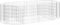 vidaXL - Gabion - plantenbak - verhoogd - 200x100x50 - cm - gegalvaniseerd - ijzer