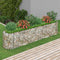 vidaXL - Gabion - plantenbak - verhoogd - 260x50x50 - cm - gegalvaniseerd - ijzer