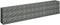vidaXL - Gabion - plantenbak - verhoogd - 270x30x60 - cm - gegalvaniseerd - staal