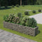 vidaXL - Gabion - plantenbak - verhoogd - 270x50x50 - cm - gegalvaniseerd - staal