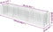 vidaXL - Gabion - plantenbak - verhoogd - 270x50x50 - cm - gegalvaniseerd - staal