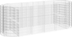 vidaXL - Gabion - plantenbak - verhoogd - 300x100x100 - cm - gegalvaniseerd - ijzer