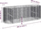vidaXL - Gabion - plantenbak - verhoogd - 300x100x100 - cm - gegalvaniseerd - ijzer