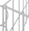 vidaXL - Gabion - plantenbak - verhoogd - 300x100x20 - cm - gegalvaniseerd - staal