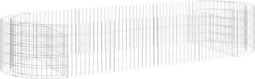 vidaXL - Gabion - plantenbak - verhoogd - 300x100x50 - cm - gegalvaniseerd - ijzer