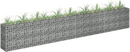 vidaXL - Gabion - plantenbak - verhoogd - 360x30x60 - cm - gegalvaniseerd - staal