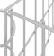 vidaXL - Gabion - plantenbak - verhoogd - 400x100x20 - cm - gegalvaniseerd - staal