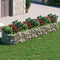 vidaXL - Gabion - plantenbak - verhoogd - 400x100x50 - cm - gegalvaniseerd - ijzer