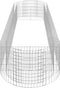 vidaXL - Gabion - plantenbak - verhoogd - 400x100x50 - cm - gegalvaniseerd - ijzer