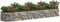 vidaXL - Gabion - plantenbak - verhoogd - 400x100x50 - cm - gegalvaniseerd - ijzer