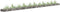 vidaXL - Gabion - plantenbak - verhoogd - 450x30x10 - cm - gegalvaniseerd - staal