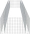 vidaXL - Gabion - plantenbak - verhoogd - 450x90x50 - cm - gegalvaniseerd - staal