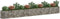 vidaXL - Gabion - plantenbak - verhoogd - 470x50x50 - cm - gegalvaniseerd - ijzer