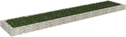vidaXL - Gabion - plantenbak - verhoogd - 500x100x20 - cm - gegalvaniseerd - staal