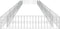 vidaXL - Gabion - plantenbak - verhoogd - 500x100x20 - cm - gegalvaniseerd - staal