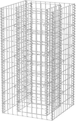 vidaXL - Gabion - plantenbak - verhoogd - 50x50x100 - cm - staal