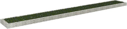 vidaXL - Gabion - plantenbak - verhoogd - 800x100x20 - cm - gegalvaniseerd - staal