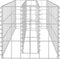 vidaXL - Gabion - plantenbak - verhoogd - 90x30x30 - cm - gegalvaniseerd - staal