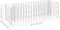 vidaXL - Gabion - plantenbak - verhoogd - 90x30x30 - cm - gegalvaniseerd - staal