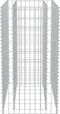 vidaXL - Gabion - plantenbak - verhoogd - 90x50x100 - cm - gegalvaniseerd - staal