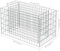 vidaXL - Gabion - plantenbak - verhoogd - 90x50x50 - cm - gegalvaniseerd - staal
