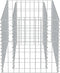 vidaXL - Gabion - plantenbak - verhoogd - 90x50x50 - cm - gegalvaniseerd - staal