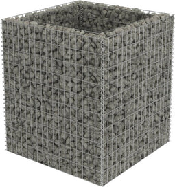 vidaXL - Gabion - plantenbak - verhoogd - 90x90x100 - cm - gegalvaniseerd - staal