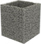 vidaXL - Gabion - plantenbak - verhoogd - 90x90x100 - cm - gegalvaniseerd - staal