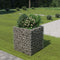 vidaXL - Gabion - plantenbak - verhoogd - 90x90x100 - cm - gegalvaniseerd - staal