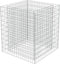 vidaXL - Gabion - plantenbak - verhoogd - 90x90x100 - cm - gegalvaniseerd - staal