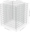 vidaXL - Gabion - plantenbak - verhoogd - 90x90x100 - cm - gegalvaniseerd - staal