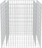 vidaXL - Gabion - plantenbak - verhoogd - 90x90x100 - cm - gegalvaniseerd - staal
