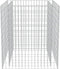 vidaXL - Gabion - plantenbak - verhoogd - 90x90x100 - cm - gegalvaniseerd - staal