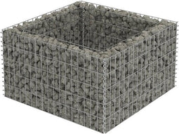 vidaXL - Gabion - plantenbak - verhoogd - 90x90x50 - cm - gegalvaniseerd - staal